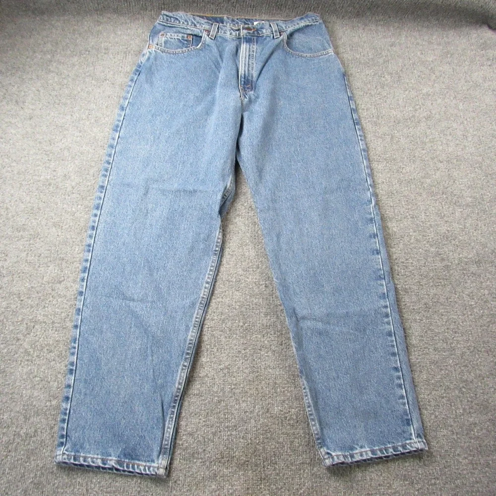 Vintage Levis 560 Jeans Mens 38x32 Loose Fit Black Batwing Made USA 90s Waist 36